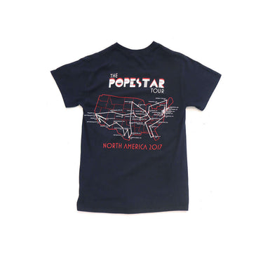Hollywood Trading Company HTC VINTAGE GHOST LUX T-SHIRT BLACK/RED | Blue Express