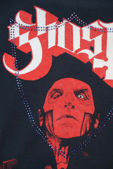 Hollywood Trading Company HTC VINTAGE GHOST LUX T-SHIRT BLACK/RED | Blue Express