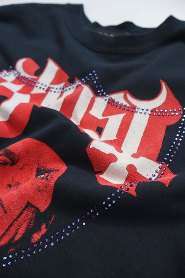 Hollywood Trading Company HTC VINTAGE GHOST LUX T-SHIRT BLACK/RED | Blue Express