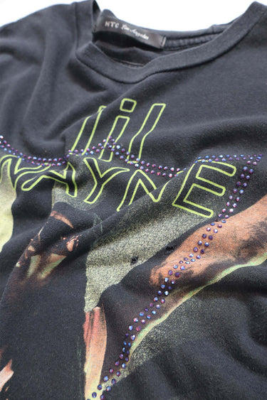 Hollywood Trading Company HTC VINTAGE LIL WAYNE LUX T-SHIRT BLACK/GREEN | Blue Express