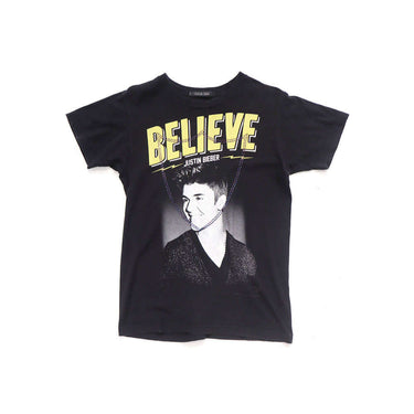 Hollywood Trading Company HTC VINTAGE JUSTIN BIEBER LUX T-SHIRT MIX BLACK | Blue Express