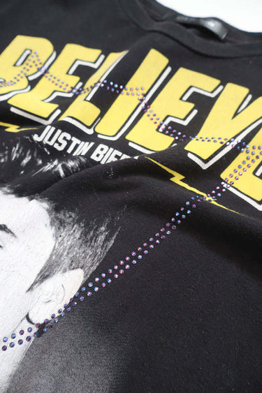 Hollywood Trading Company HTC VINTAGE JUSTIN BIEBER LUX T-SHIRT MIX BLACK | Blue Express