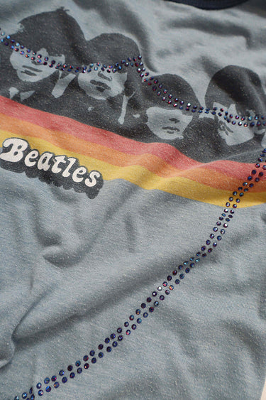 Hollywood Trading Company HTC VINTAGE BEATLES LUX T-SHIRT AZURE | Blue Express