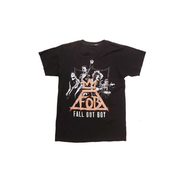 htc los angeles HTC VINTAGE FALL OUT BOY LUX T-SHIRT MIX BLACK | Blue Express