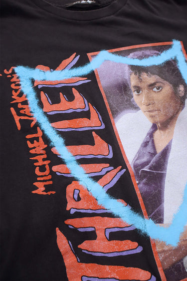 htc los angeles HTC VINTAGE MICHAEL JACKSON AZURE T-SHIRT MIX BLACK | Blue Express