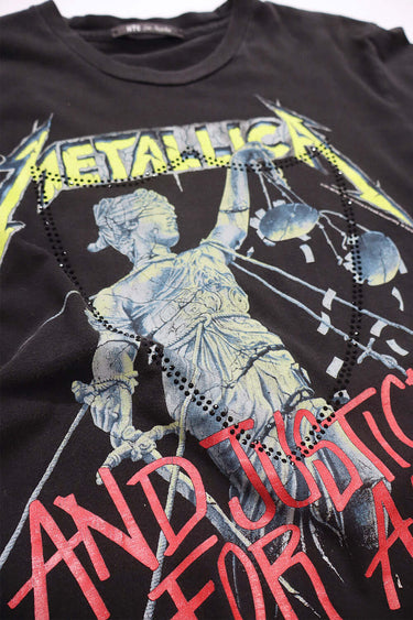 htc los angeles HTC VINTAGE METALLICA STUDDED T-SHIRT MIX BLACK | Blue Express