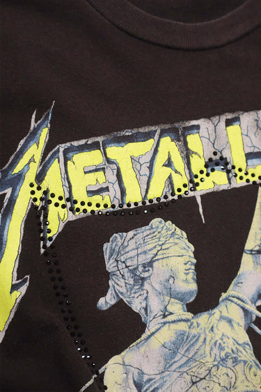 htc los angeles HTC VINTAGE METALLICA STUDDED T-SHIRT MIX BLACK | Blue Express