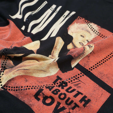 htc los angeles T-SHIRTS HTC VINTAGE PINK T-SHIRT MIX BLACK