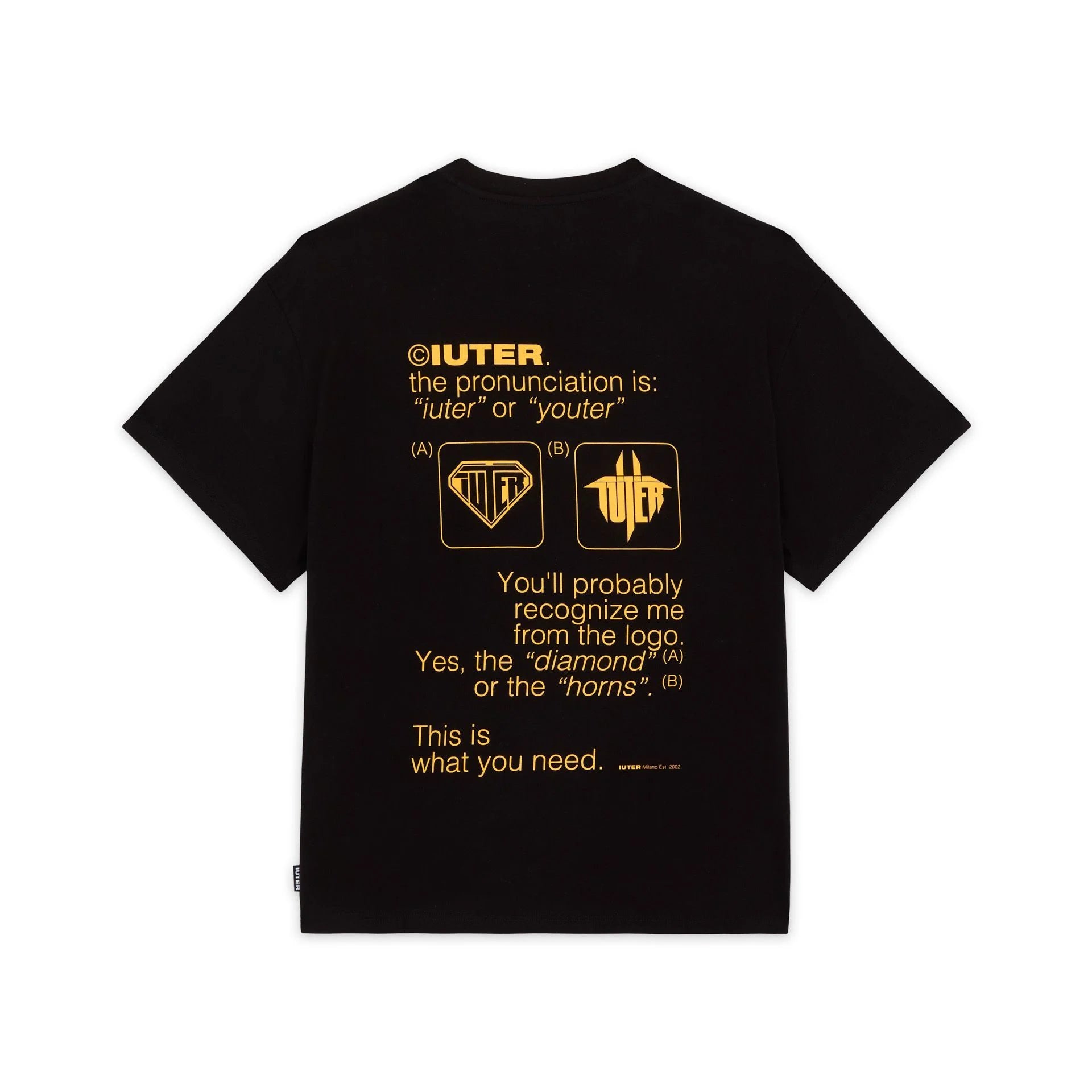 Iuter Sense Tee Black