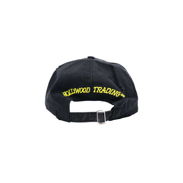 Hollywood Trading Company cap HTC DESTROYED CAP BLACK/YELLOW