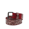 Hollywood Trading Company 5.000 COLOUR STUDS BELT BORDEAUX | Blue Express