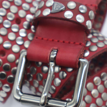 Hollywood Trading Company 5.000 COLOUR STUDS BELT BORDEAUX | Blue Express