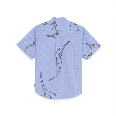 IUTER Legacy vichy regular s/s shirt Light blue | Blue Express