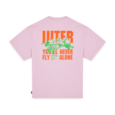 IUTER Never alone tee Palepink | Blue Express