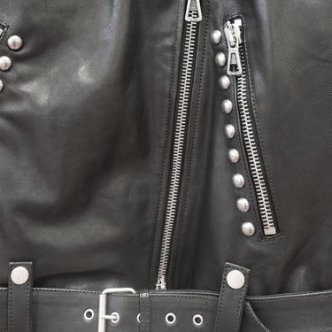 HTC LOS ANGELES OUTERWEAR Janis Leather Jacket Studded