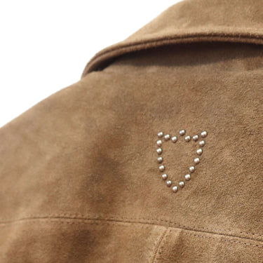 htc los angeles FRANCISVILLE SUEDE JACKET COGNAC | Blue Express
