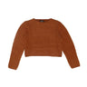 htc los angeles SWEATERS RIBBED SWEATER WOMAN RUST