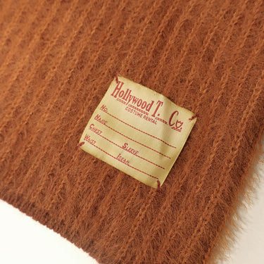 htc los angeles SWEATERS RIBBED SWEATER WOMAN RUST