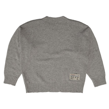 HTC LOS ANGELES MAGLIERIA ROUND NECK SWEATER MAN DIRTY WHITE