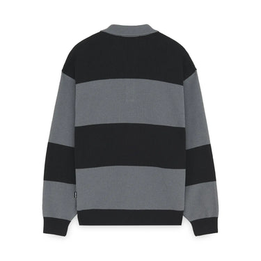 IUTER T-SHIRT SOULS KNIT POLO Jumper BLACK