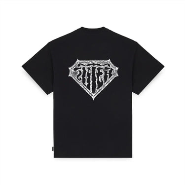 IUTER THORNS DOUBLE LOGO TEE T-Shirts BLACK | Blue Express