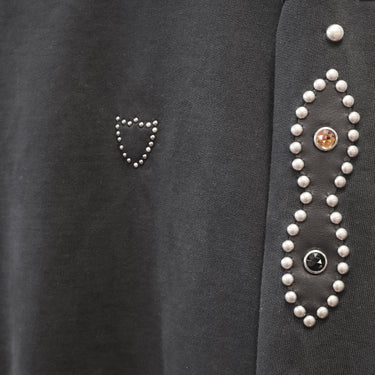 HTC UNISEX MOUSTACHE SWEATER BLACK