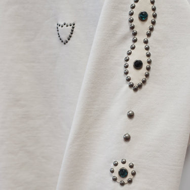 HTC UNISEX MOUSTACHE SWEATER OFF WHITE