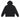 Hollywood Trading Company HTC UNISEX MOUSTACHE ZIP HOODIE BLACK | Blue Express