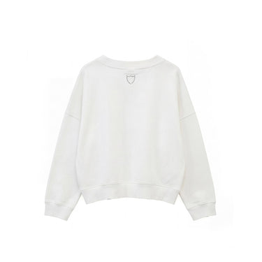 HTC LIPS SWEATER WOMAN OFF WHITE