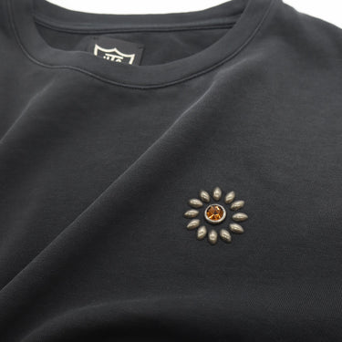 HTC FLOWER T-SHIRT WOMAN BLACK