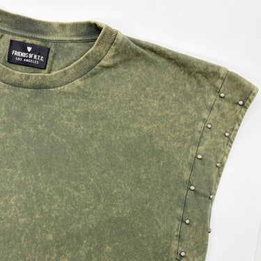 WOMAN STUDDED T-SHIRT