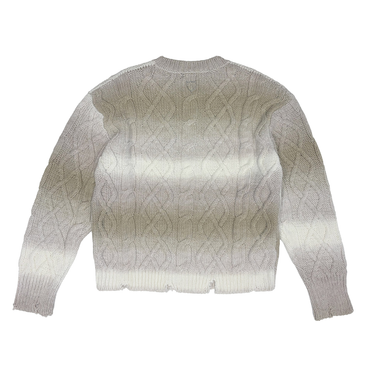 Men's Destroyed Gradient Sweater