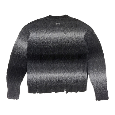 Men's Destroyed Gradient Sweater