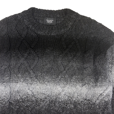 Men's Destroyed Gradient Sweater