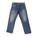 HTC MOUSTACHE DENIM REGULAR MAN BLUE