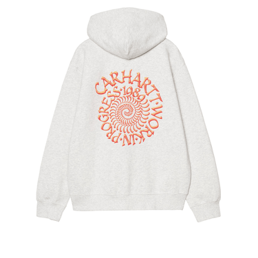 Carhartt WIP Spiral Hooded Sweater Ash Heather | Blue Express