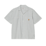 Carhartt WIP Leavel S/S Shirt - Blue River/ Wax | Blue Express