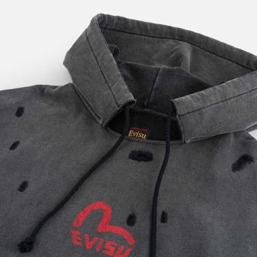 Evisu Polar Rock Hoodie Charcoal – foto 3 | Blue Express