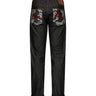 Evisu Evisu Seagull Textured Embroidery Slim Fit Jeans | Blue Express