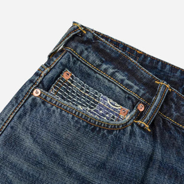Evisu Boro Daicock Selvedge Jeans 2030 Mid Tone Indigo – foto 6 | Blue Express