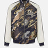 Evisu KAMON BROCADE APPLIQUÉ REGULAR FIT SOUVENIOR JACKET | Blue Express