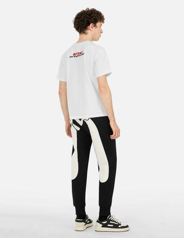 Evisu TOTEM SEAGULL AND LOGO PRINT REGULAR FIT T-SHIRT | Blue Express