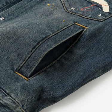 Evisu Splash Daicock Denim Jacket | Blue Express