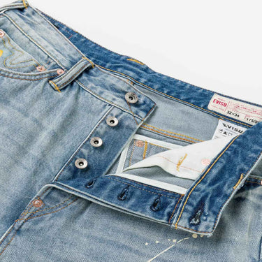 Evisu Splash Daicock Jeans #2020 | Blue Express