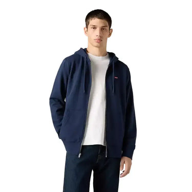 Levi's FELPE Original Zip-Up Hoodie navy
