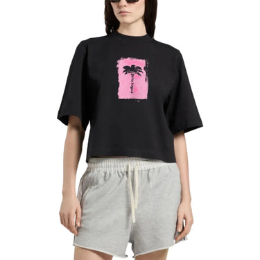 Brushed Palm Tree Box Tee