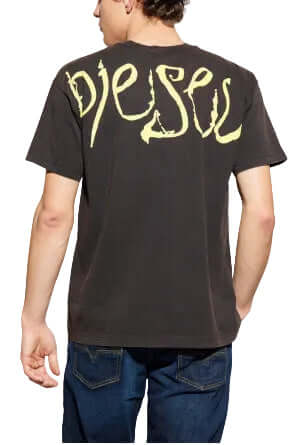 DIESEL T-SHIRT t-norm-v9 black