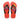 havaianas Havaianas Top Maison Kitsune Wave Flip Flops Blood Orange | Blue Express