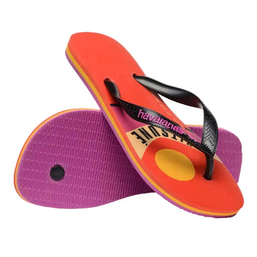 havaianas infradito Havaianas Top Maison Kitsune Wave Flip Flops Blood Orange