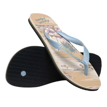 havaianas infradito Havaianas Top Maison Kitsuné Hawaiian Flip Flops Beige